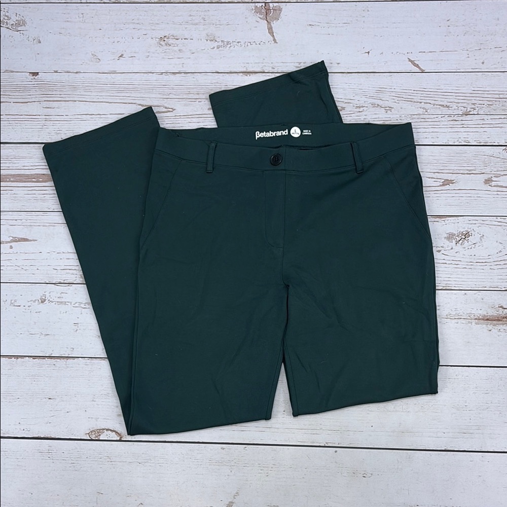 Betabrand Dark Green Women's Pants